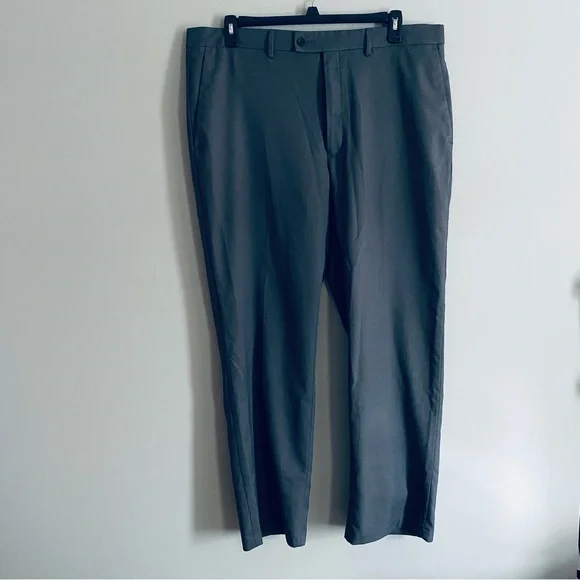 Haggar | Pants | Haggar Clothing Mens Gray Comfort Stretch Expandomatic Dress  Pants Size 4 X 32 | Poshmark